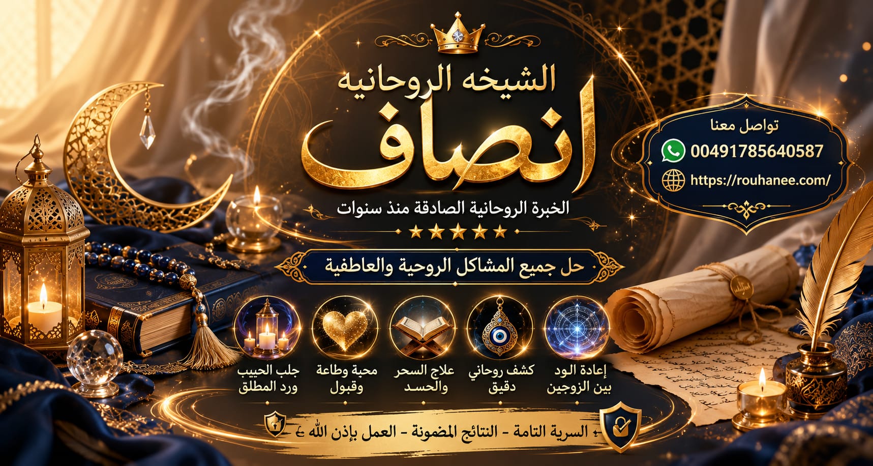 الدفع بعد النتيجة بدون أي مقدم – مع الشيخة الروحانية أنصاف
