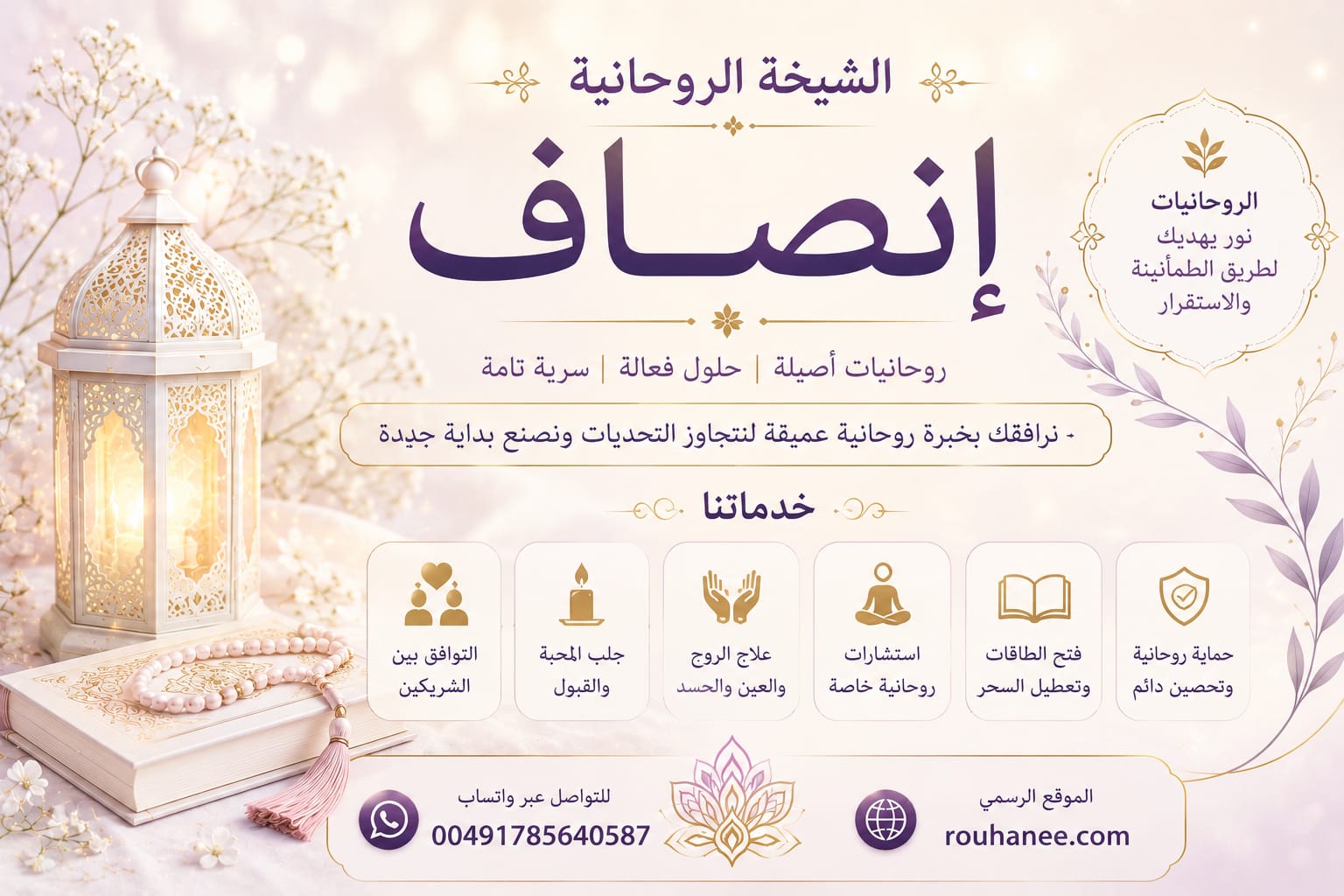 عمل القبول بين الناس مع الشيخة الروحانية أنصاف – حلول روحانية يبحث عنها الكثيرون